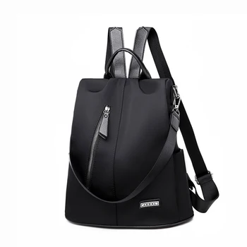 

Women Anti-theft Backpack Waterproof Fabric Large Female Shoulder Bag Large Capacity Simple Style Casual Mochila Travel