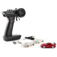 Coche de carreras Turbo C71 para niños y adultos, vehículo de control remoto creativo, Mini proporcional completo, RTR, juguetes, 1:76