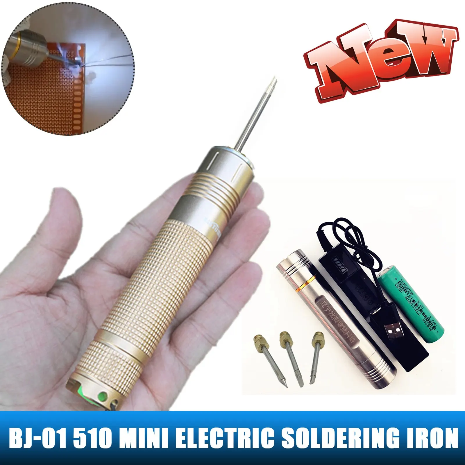 5v BJ 01 510 Electric Soldering Iron Portable Wireless Solder Stations