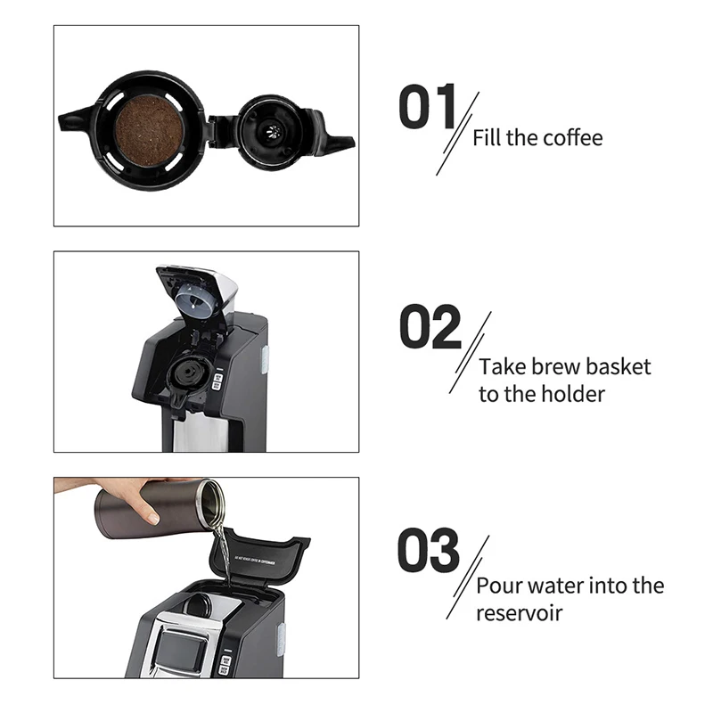Многоразовые капсульные кофейные сетчатые фильтры для Hamilton Beach FlexBrew 2 Way Machine