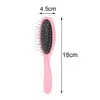 Steel Comb Professional Anti Static Steel Comb Brush Wig Hair Extensions Training Head Hair Styling Tools 6