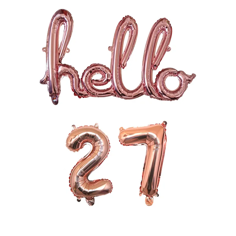 Rose Gold Milestone Celebration Balloons: Elegant Party Decor