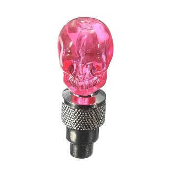 

2X Valve Cap Wheel Tire LED Light Lamp for Motorcycle Bicycle Car, Red