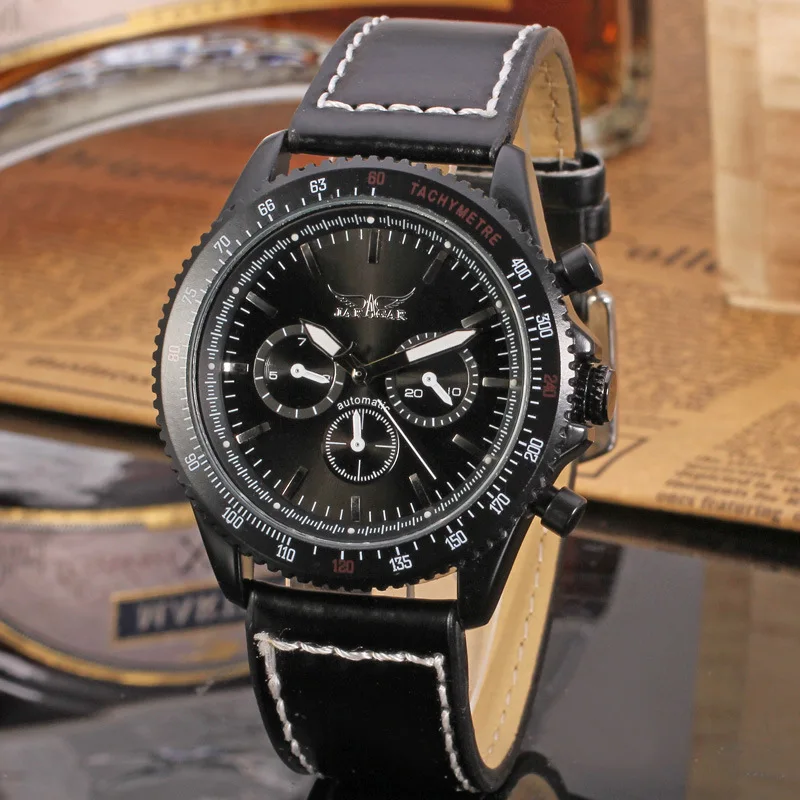 

Jaragar Mechanics Wrist Watch Male Fund Leisure Time Fully Automatic Mechanics Wrist mechanical creative watches