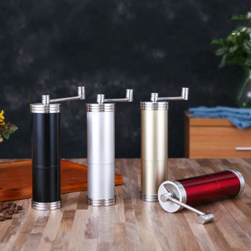 

Coffee Grinder Stainless Steel Hand Manual Mini Handmade Coffee Bean Grinder Mill Kitchen Tool Silver Coffee Mill Crocus Grinder