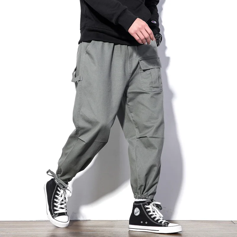 

Yi dao Vintage Spring New Style Beam Leg BOY'S Capri Pants Japanese-style Youth Trend Versatile Loose Pocket Bib Overall