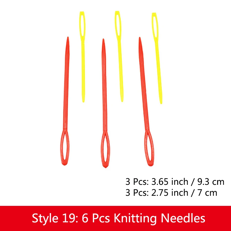 35 стилей Швейные аксессуары для стежков ножницы спицы для вязания искусство спицы для поделок измерительная лента для шитья инструменты для вязания крючком Крючки - Цвет: Style 19