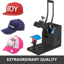 Tasa de aduanas gratis para la UE y gorra USA tapa de la máquina de prensa de calor transferencia Digital de la cubierta 7x3,5