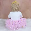55 CM Soft Silicone Baby Reborn Doll Toy Lifelike For Girl Cloth Body Realistic 22 Inch Blonde Hair Toddler Princess Bebe 6