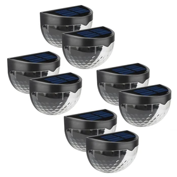 

Botique-Solar Power Lamp Wireless Outdoor Lights Motion Sensor Light Garden Yard Frontdoor Lighting Energy Saving Lamps 8 Pcs