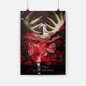 

zetsu akatsuki anime canvas painting decor wall art pictures bedroom study home living room decoration prints poster