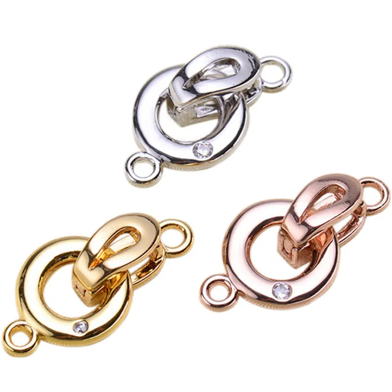

New Jewelry Making DIY Golden/Silvery Connector Clasps Findings Women Fashion Beads Pearls Bracelets Metal Clasps Accessories
