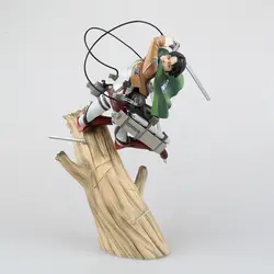 Японское аниме атака на Титанов Леви фигурка Акермана Модель 25 см ПВХ фигурка коллекция игрушки-модели Подарочные