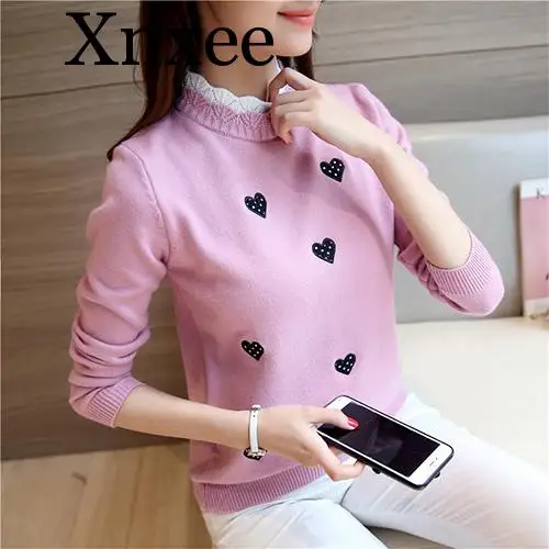 Autumn Winter Knitted Turtleneck Pullover And Sweater Women Jumper Embroidery Cute Sweater Female Pull Fmme Yellow Cute Japan Autumn Winter Knitted Turtleneck Pullover And Sweater Women Jumper Embroidery Cute Sweater Female Pull Fmme Yellow Cute Japan