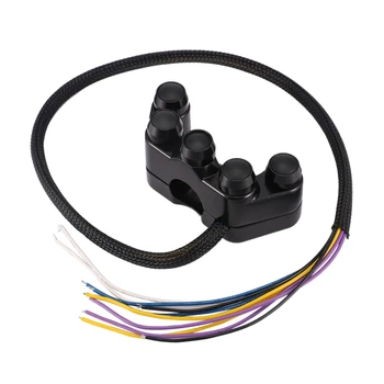 

Motorcycle Switches Handlebar Control Switch Button, for Headlight Turn Signal Fog Light Horn