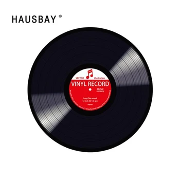 

Retro CD Carpet Mat Antique Sofa Chair Cushion Side Carpet Non-slip Short Velvet Mat Vinyl Records Model Door Decor Rug 05518