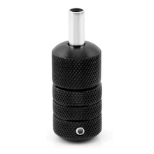 25 мм алюминиевый сплав самоблокирующийся черный цвет Татуировка ручка трубка для татуировки машина пистолет татуировки наконечники