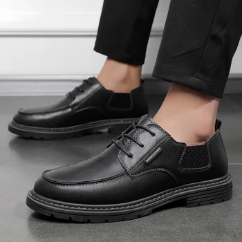 

Mens Loafers Genuine Leather shoes men outdoor loafers Slip On Fashion Vintage Men's moccasins Shoes breathable Casual Shoes