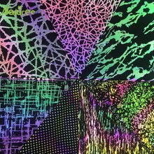 30 см* 130 см Радужный светоотражающий волшебный Радужный тканевый переменный Цвет Блестящий отражающий светильник