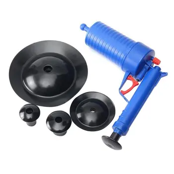 Air Power Afvoer Blaster Pistool Hoge Druk Krachtige Handmatige Sink Plunger Opener Cleaner Pomp Voor Bad Toiletten Badkamer Show