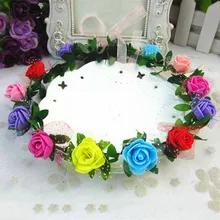 Железный лист и пряжа Foamflower Mori Girl гирлянда детская фотосессия дорожный головной убор Свадебные Фото аксессуары для волос живописная зона