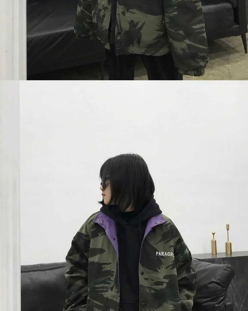 NiceMix камуфляжные куртки зимняя женская уличная одежда в стиле хип-хоп ветровка Harajuku корейская мода двухсторонняя куртка пальто одежда