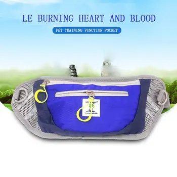 

Waterproof Sports Waist Bag Pockets Dogs Pets Supplies Pet Training Waist Bag Dog Traction Rope Running Training Dog Leads