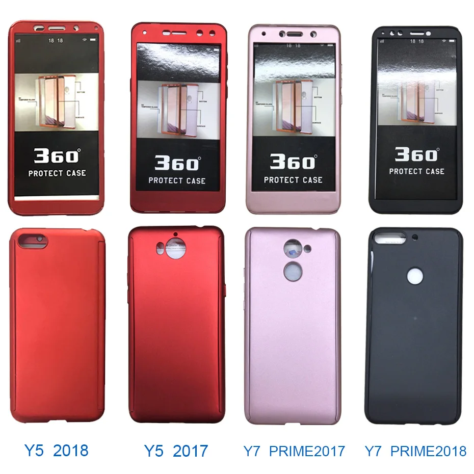 360 градусов чехол для телефона huawei Y5 Y6 Y7 Pro Y9 Prime P30 P20 Pro Чехол полное покрытие для huawei mate 20 10 Lite Pro чехлы