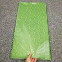 Зеленый хлопок Базен Riche Getzner парча жаккардовая ткань высокое качество Базен Riche ткань Базен кружевной Материал 5 ярдов