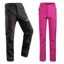 Брюки для мужчин и женщин, водонепроницаемые, ветрозащитные, осенние и зимние, для спорта на открытом воздухе, для альпинизма, мягкие, флисовые, для катания на лыжах, Padde