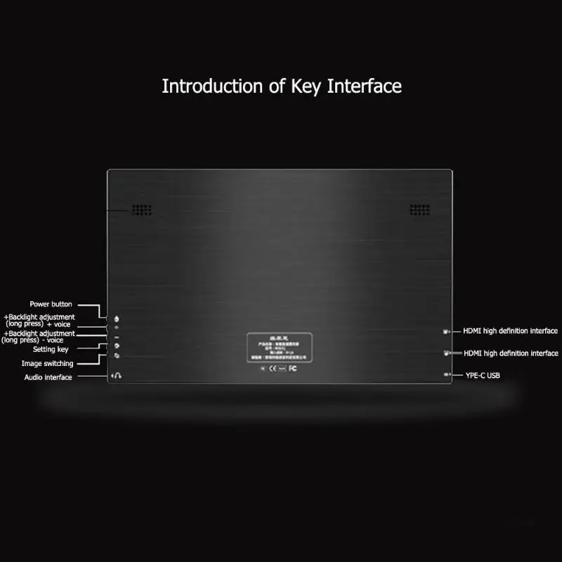 Eyoyo 15," UHD 4K 3840X2160 ips HDR портативный игровой Тип USB C ЖК-экран монитор ПК для Macbook PS3 PS4 HDMI компьютерный монитор