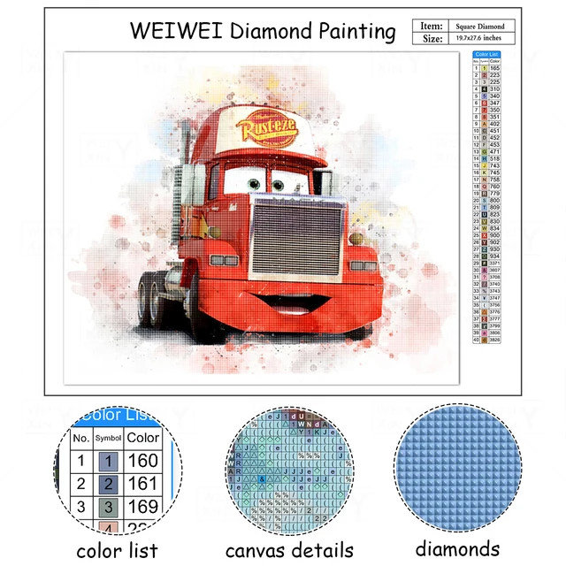 Diy Diamond Painting Car Anime Kits 3