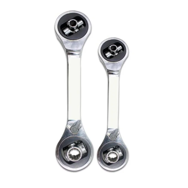 

High quality 8 in1 double head ratchet wrench chrome vanadium steel wrench