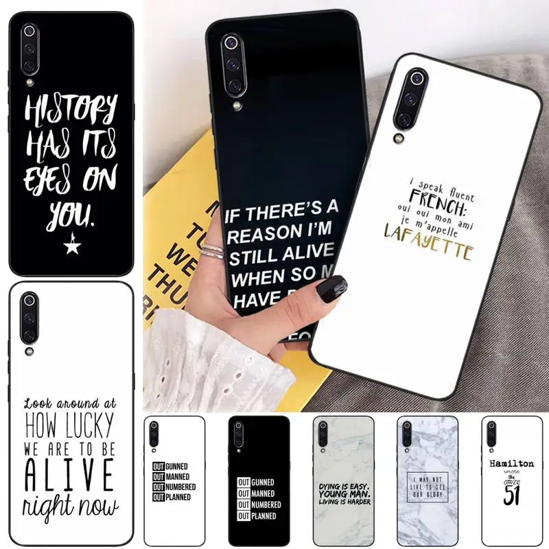 Чехол с надписью Lucky Number And Black Coque Fundas Etui для Xiaomi Note Max Mi 3 7 8 9se Redmi 7a 8t 10 Pro
