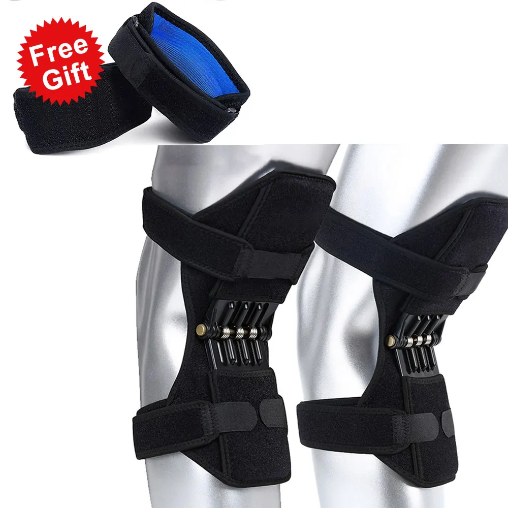 1 пара Противоскользящих поддерживающих наколенников Power And Free Gift локоть мощных