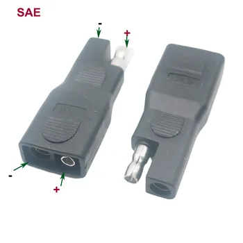

2pcs SAE Polarity Reverse Adapter Connector SAE to SAE Extension Cable Quick Disconnect Wire Harness,for Automotive,Solar Panel