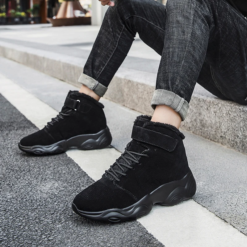 SMS Men Shoes High Quality Hiking Shoes Outdoor Cotton Shoes Trekking Mountain Boots Zapatos De Hombre Climbing Athletic Shoes