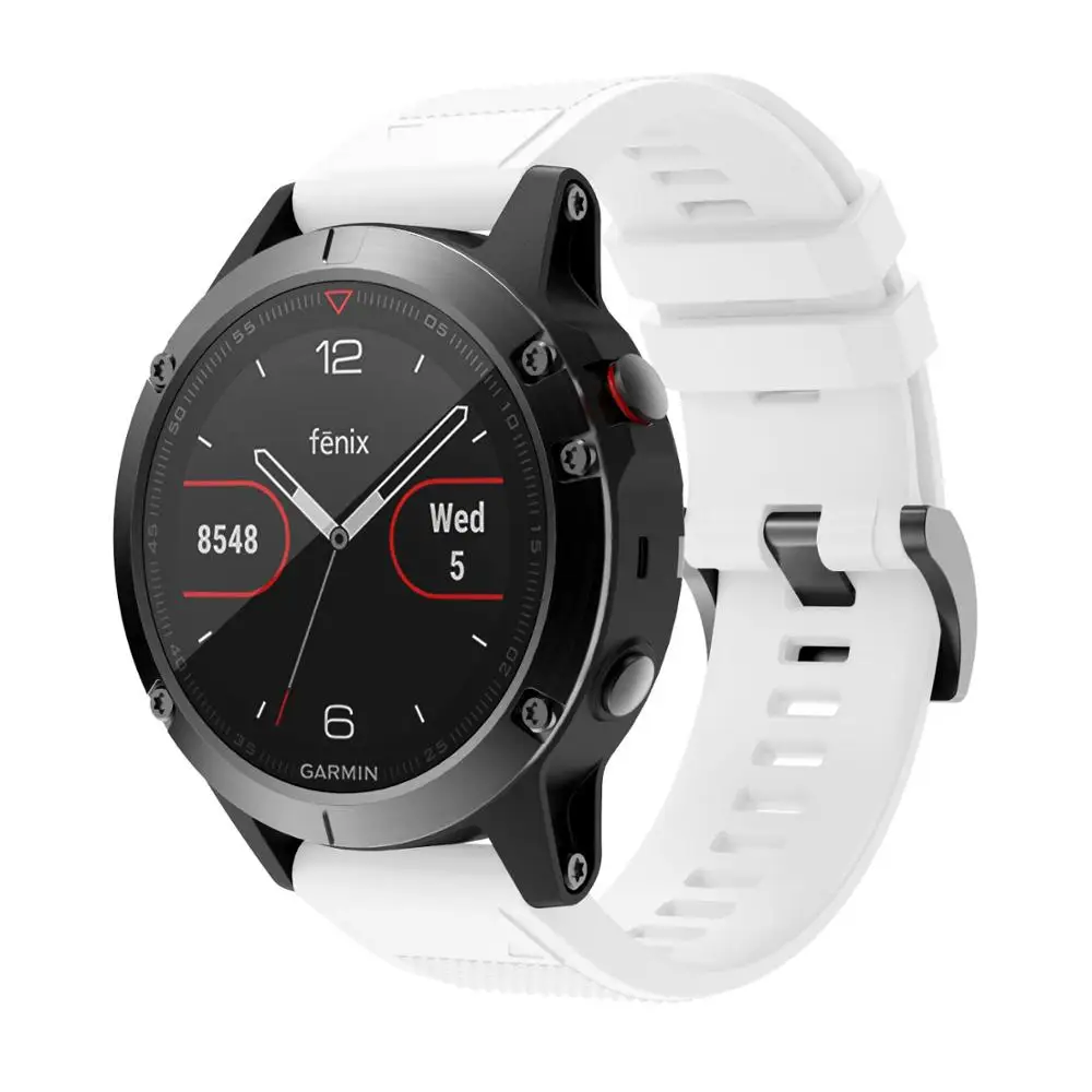 22MM fashion style Strap For Garmin Fenix 5 Watch Silicone Wrist Band For Garmin Fenix 5 Plus Strap For Garmin Fenix 6 Watchband