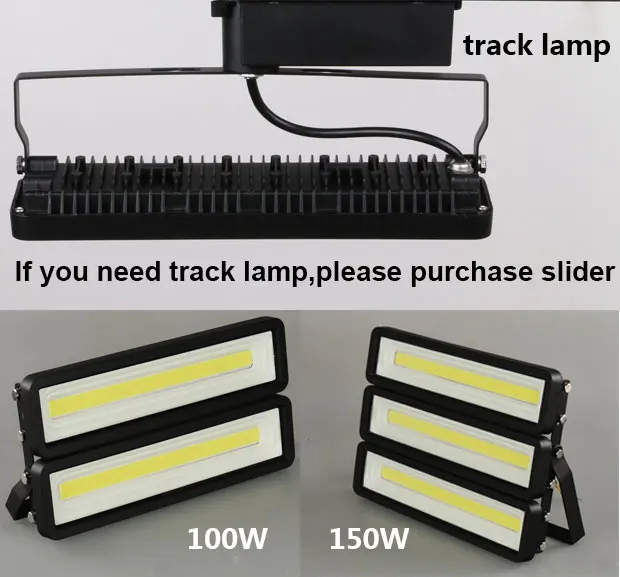 Led COB SMD 50 Вт Крытый треклайт прожекторы Открытый IP66 водонепроницаемый 100 Вт прожекторное освещение для сада газон свет настенный светильник