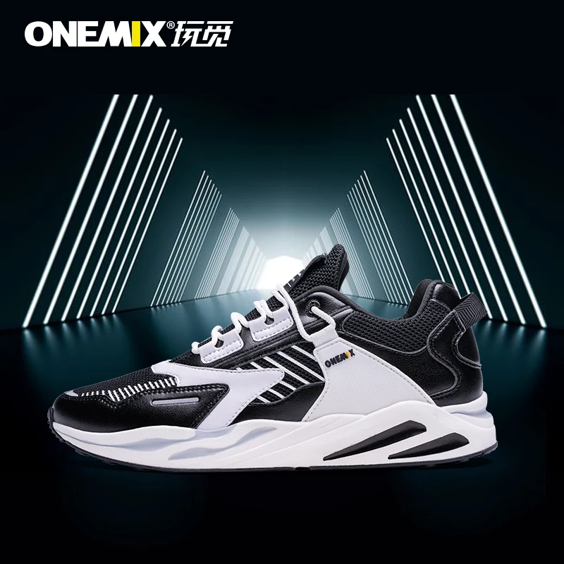 ONEMIX Lightweight Comfortable Sneakers Women Sport Shoes Fashion Breathable Walking Mix Color Running Men Shoes Women Sneaker