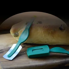 Специальный безопасный нож для хлеба, изогнутый дугой, сменные лезвия с ручкой ABS, Западный багет, нержавеющий резак, французский тост, бублик, резак