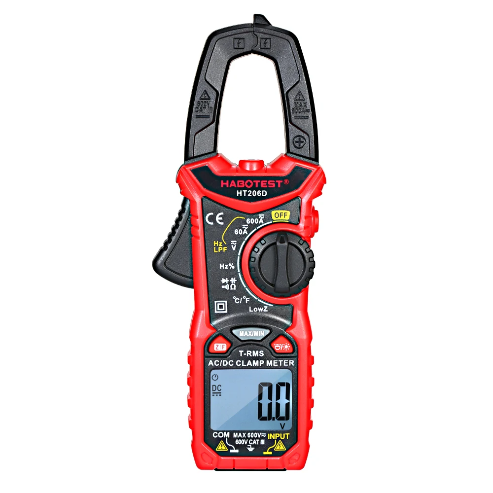

HABOTEST AC/DC Digital NCV Pliers Ammeter Clamp Multimeter Measurment Current Amperometric Clamp Meter for Measuring