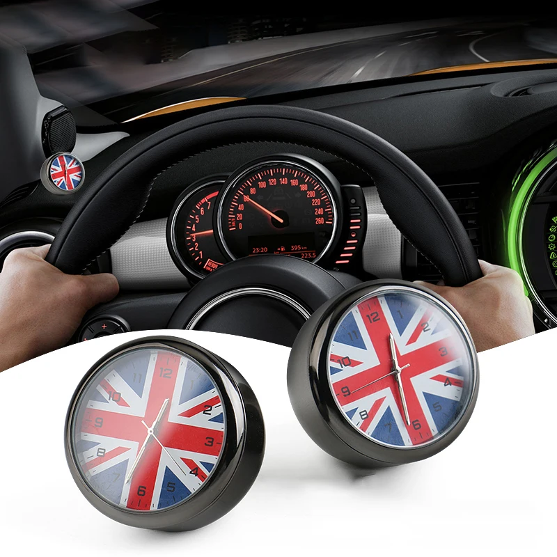 Автомобильные часы украшение автомобиля электронные кварцевые для Mini Cooper One JCW S Countryman F55 F56 F60 R55 R56 R60