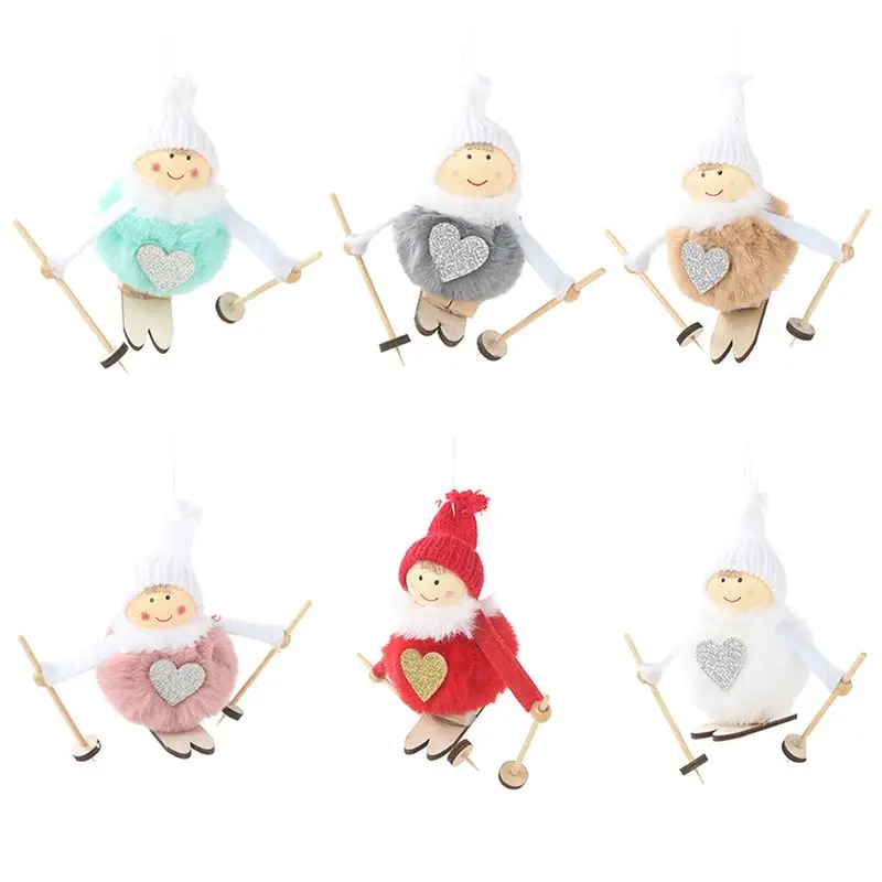 5 шт./компл. белый деревянный Щелкунчик куклы солдат миниатюрные фигурки Винтаж ручной работы кукольный новогоднее; рождественское украшения