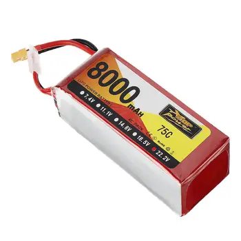 

ZOP Power 22.2V 8000mAh 75C 6S Lipo Battery XT60 Plug For RC Model RC FPV Drone Airplane Helicopter Car Boat
