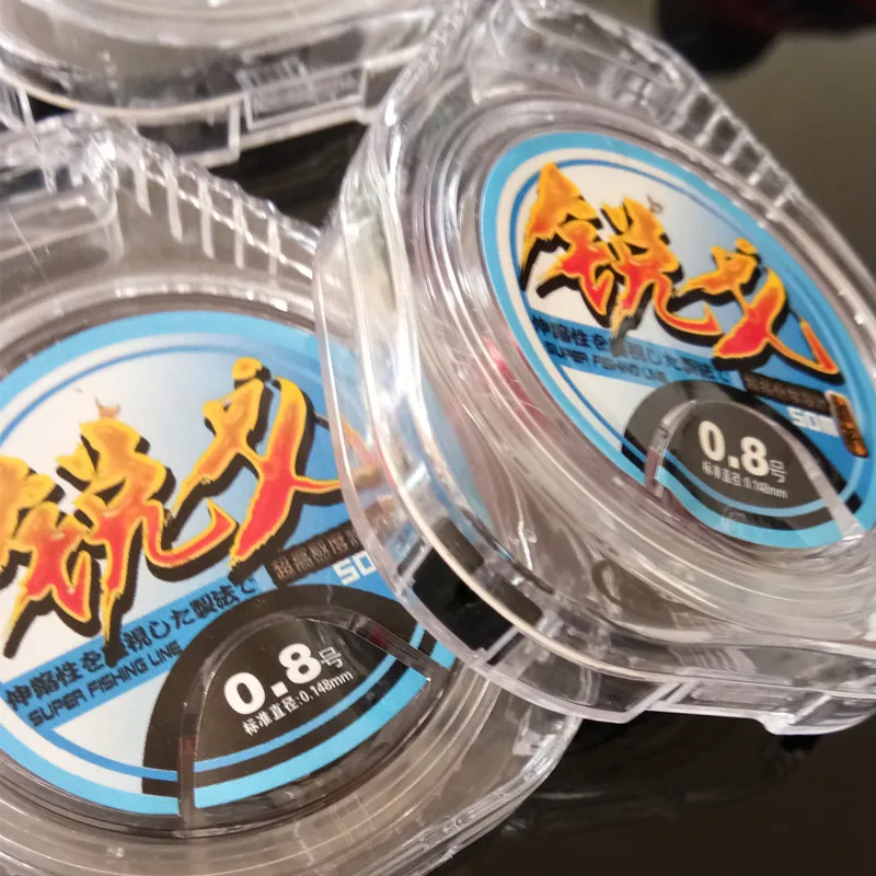 

50 M Fishing Line Mainline Strands Raw Silk Strong la li tai Fishing Line Fishing Gear Supplies Nylon Fishing Line