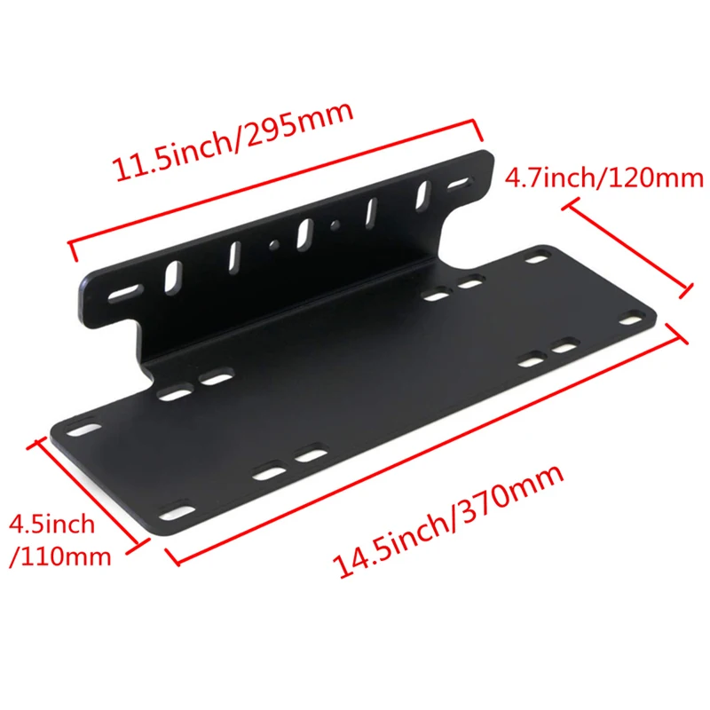 20inch 288W 7D Tri-row LED Light Bar + Front Bumper License Plate Bracket + Wire Kit For ATV Offroad SUV 4x4 Tractor Car