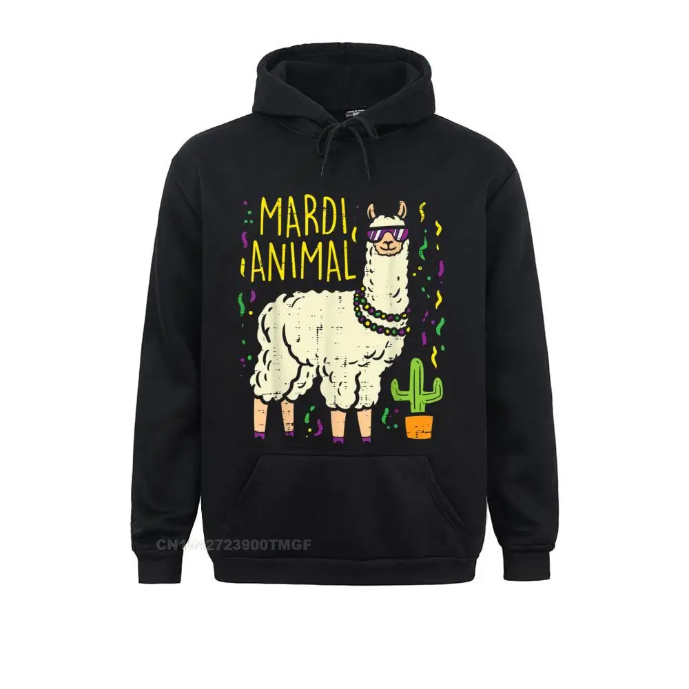 Long Sleeve Hoodies  Men Sweatshirts Mardi Gras Llama Party Animal Funny Alpaca Carnival Gift T-Shirt__18937 comfortable Sportswears New Coming Mardi Gras Llama Party Animal Funny Alpaca Carnival Gift T-Shirt__18937black