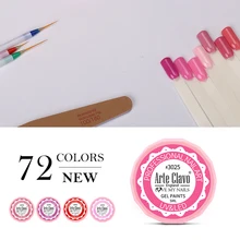Arte Clavo 5ML peinture Gel vernis UV vernis à ongles Gel LED ensemble pour manucure Gel laque hybride Gel peinture besoin mat couche de finition(China)