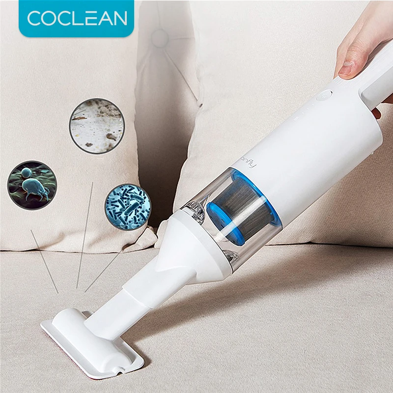 Cena Najnowszy XIAOMI MIJIA Coclean odkurzacz 120W 16800Pa 40AW ręczny bezprzewodowy Super odkurzacz z silnym ssaniem bez hałasu dla domu i samochodu
